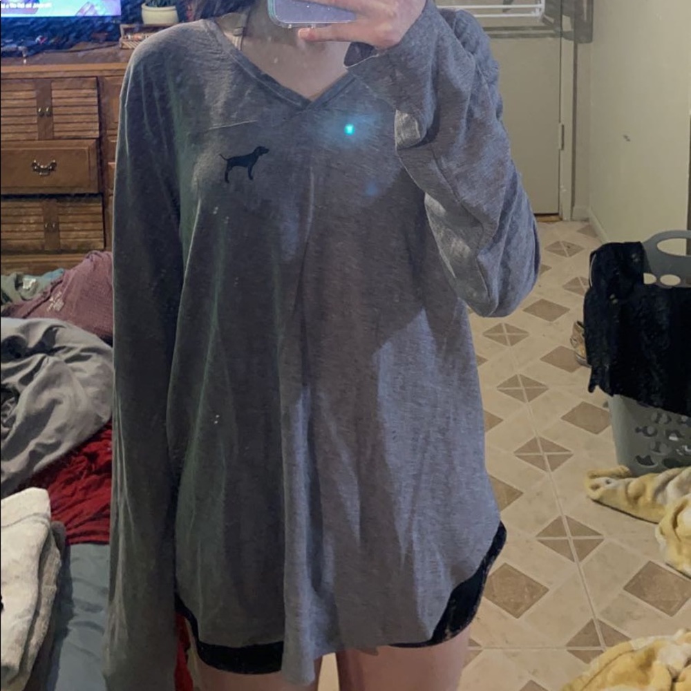 Gray PINK shirt